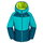 Kamik Steppjacke Celeste (Ganzjahresjacke, winddicht, reflektierend) aquablau/ozeanblau Mädchen